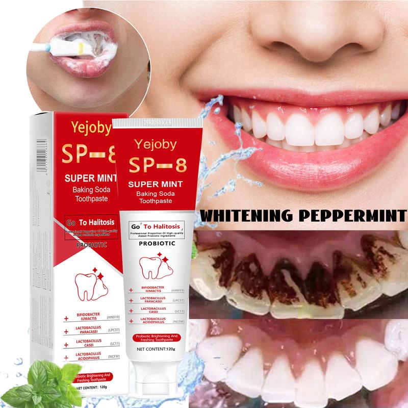 (New) 2024 Super Probiotic Sp-8 Toothpaste, Sp-8 Ultra Whitening Toothpaste, Sp 8 Toothpaste,Fresh Breath, Sp-8 Toothpaste 4.9 oz SP-10,SP-10 SP-6 SP-4 sp-10 sp-6 sp-4 sp8 sp6 sp4 SP-10