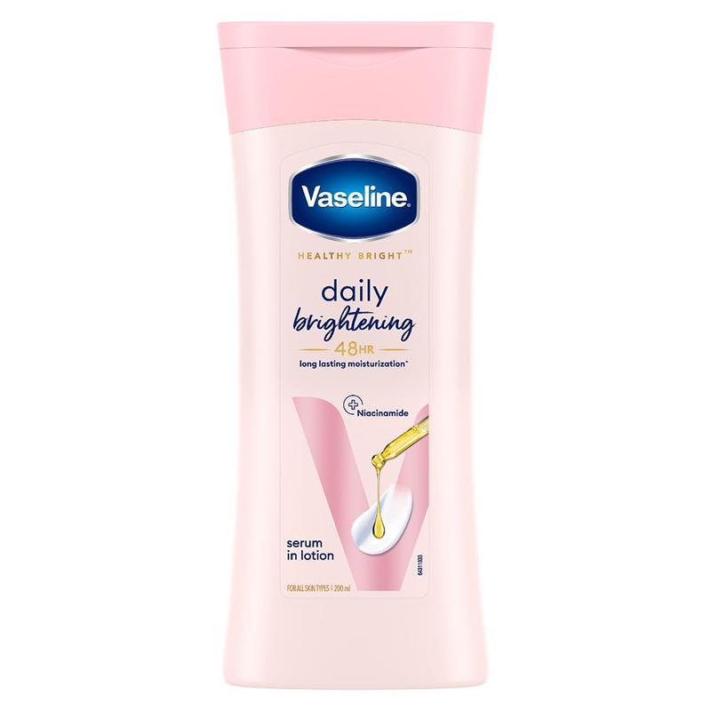 Vaseline Daily Brightening Body Lotion with Niacinamide and Triple Sunscreens, 200ml