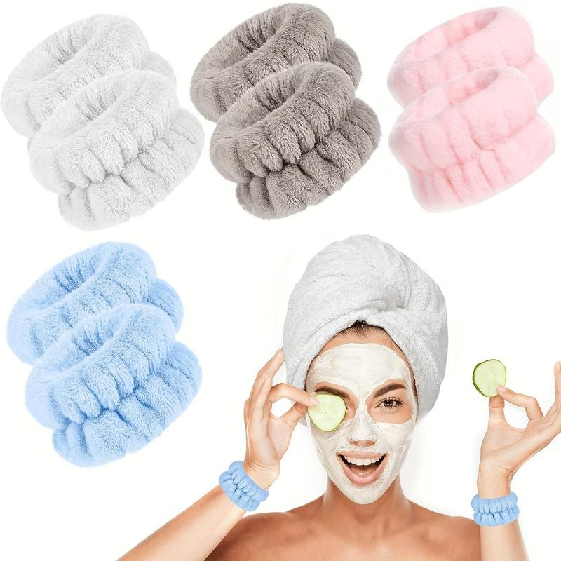 Face Washing Wrist Bands, 8 Counts set Face Washing Wrist Band, Face Washing Tool, Skin Care Tool for Women & Girls