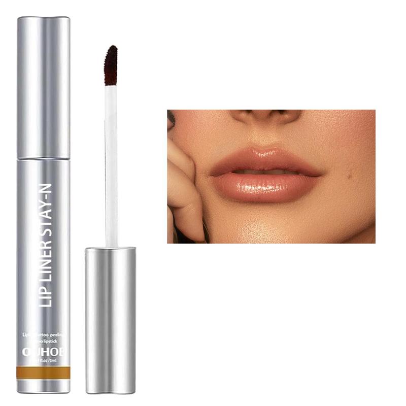 [Only $9.99!!!] Peel Off Lip Liner Stain, Burgundy Red & Dark Brown & Golden Brown Long Lasting Lip Stain Peel Off, with Hyaluronic Acid & Vitamin E