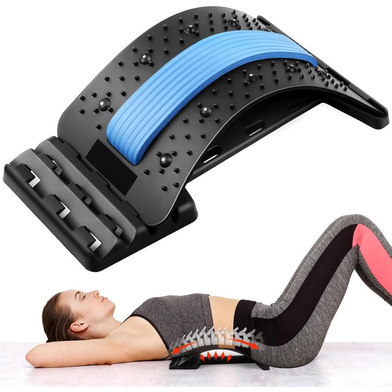 Back Stretcher Back Cracker Back Cracking Device: Back Stretcher for Lower Back Pain Relief, Back Popper Crack Lower Upper Back Stretcher, Spine Board Lumbar Stretcher