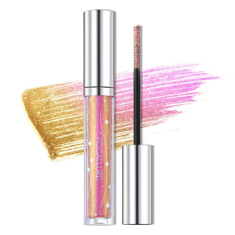 FOCALLURE Star Drifter Glitter Mascara #PK03 - Vanity of Galaxy Lash Makeup Cosmetic