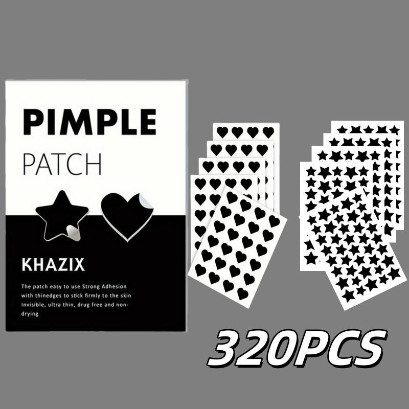 Star & Heart Shaped Acne Patches, 320pcs set Invisible Acne Cover Patches, Pimple Patch, Facial Skin Care Products for Women & Men