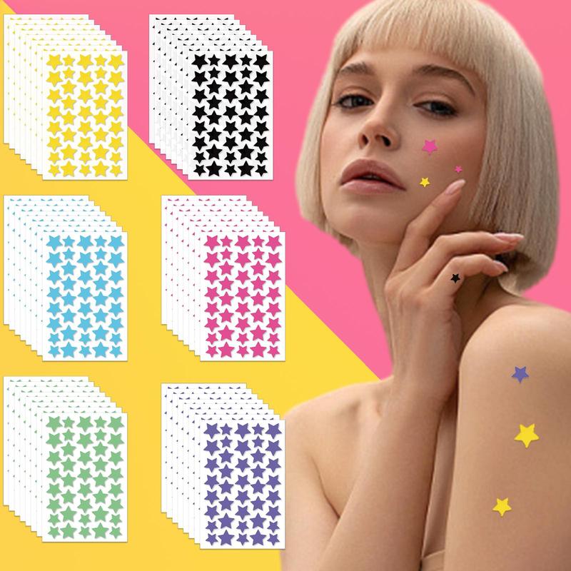 Star Shaped Acne Patches, 480pcs set Hydrocolloid Acne Cover Patches for Christmas Gift, Facial Skin Care Products for Women & Men