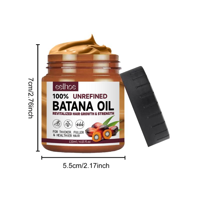 EELHOE Batana Oil for Hair Growth - 120ml, Natural Hair Treatment for Scalp and Hair, Repairs Damaged Hair & Skin, Reduces Hair Loss Haircare Repairing Comfort Frizz unrefined batana