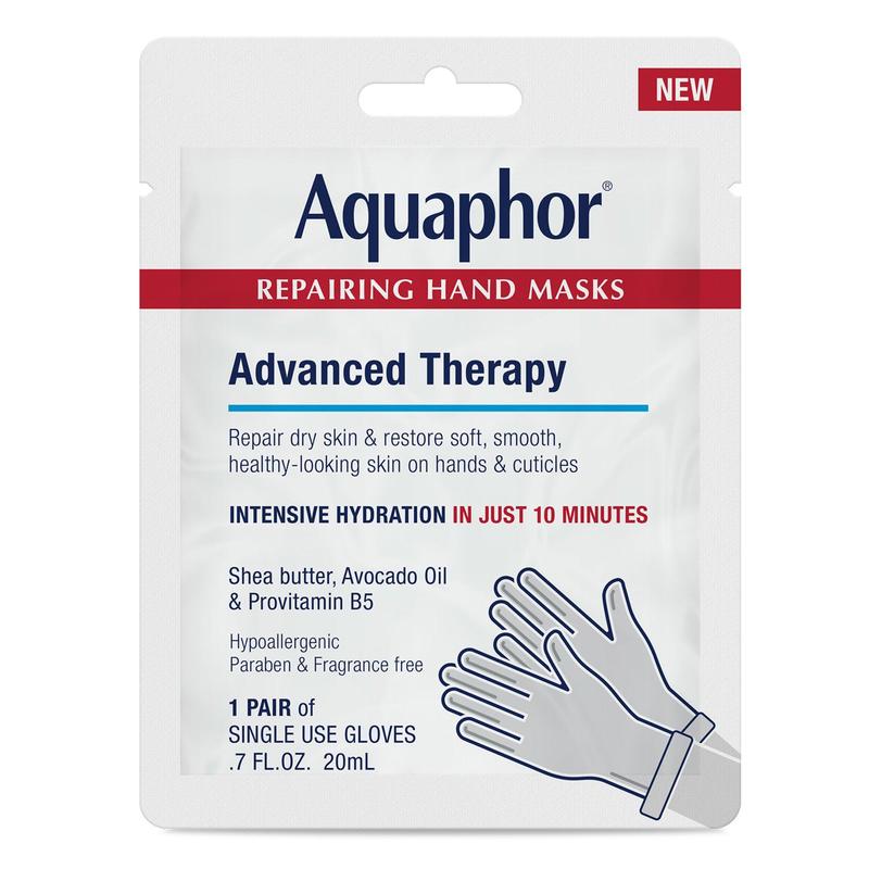 Aquaphor Repairing Hand Masks, 3 Pairs of Gloves