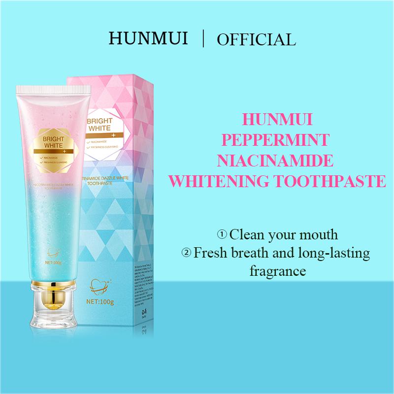 Niacinamide Toothpaste  Intensive Whitening Toothpaste Tripel Whitening Niacinamide Whitening Toothpaste,Fresh Breath Remove Tooth Stains Oral