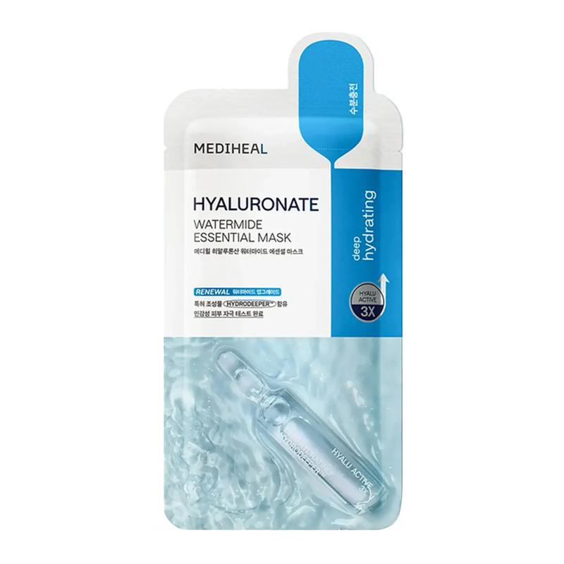 MEDIHEAL OFFICIAL Hyaluronate Watermide Essential Mask -Korean skincare