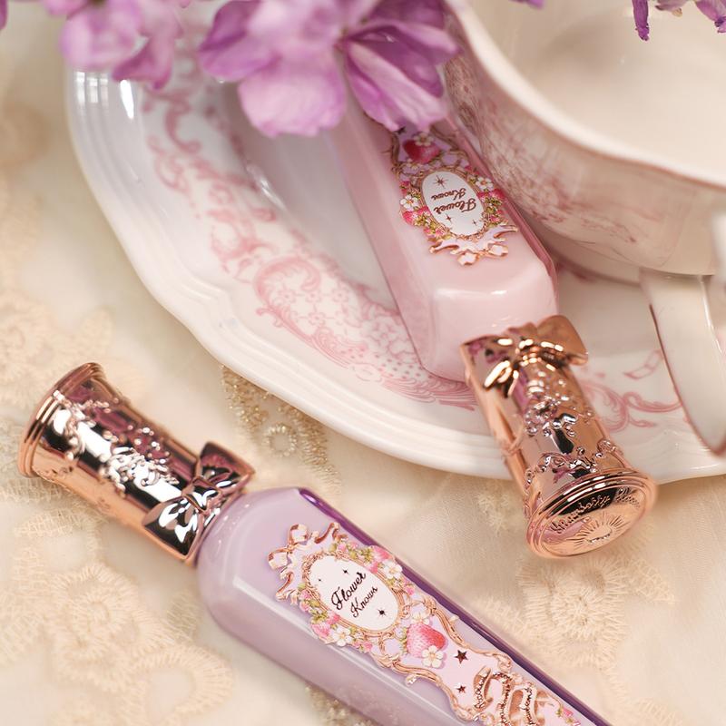 Flower Knows Bestselling Duo - Little Angel Embossed Highlighter & Strawberry Rococo Glowy Lip Gloss