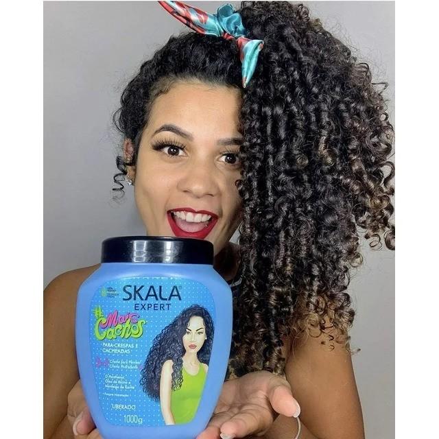 2x SKALA Mais Cachos + Passion Fruit for Curly Hair Super Curly Treatment Cream growth, strength repair glow volume Hydrate Haircare Conditioner Oil