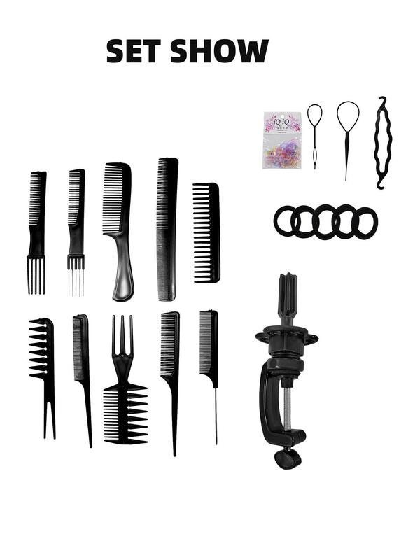 Hair Styling Mannequin Head with Diy Set and Table Clamp, Hair Styling Practice Mannequin, Professional Hair Styling Training Tool for Salon & Barber Shop