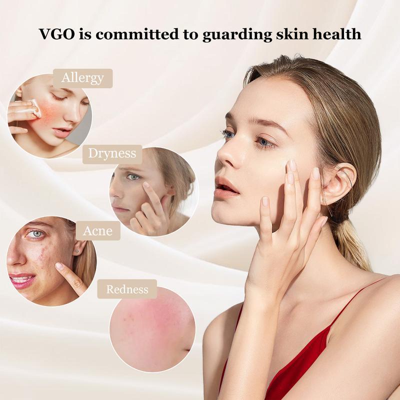 VGO-Vitamin C Serum, Moisturizer, and Facial Cleanser Set Cleansing Moisturizing Suitable for sensitive skinLive Skincare Radiance Comfort Skin Repair Revitalizing Experience Skincare Comfort Skin Repair Cleanser Daily Facial Serum Pack vitaminac facial