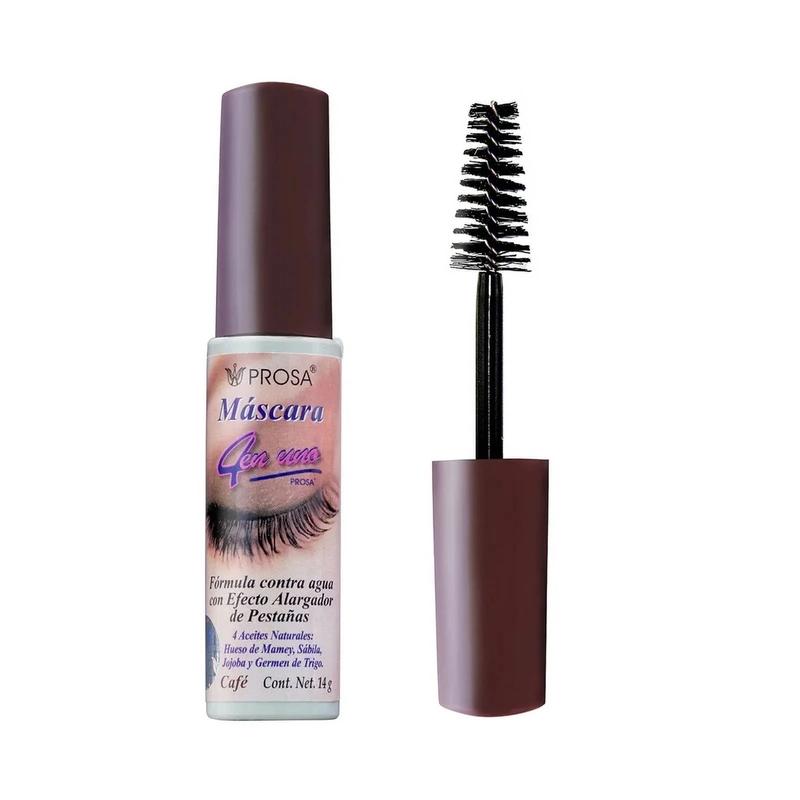 Prosa - 4 en 1 Eyelash Mascara, Mexican Mascarad, Brown Shade, Water-resistant, 13ml Volume - Cosmetic, Makeup