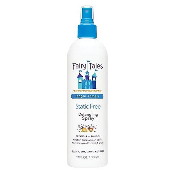 Fairy Tales Tangle Tamer Detangling Spray - Ultra Moisturizing and Anti Frizz Protection - Paraben Free, Sulfate Free - 12 Oz