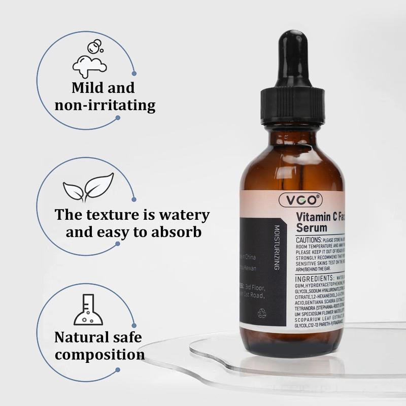 VGO Acne Serum Shrink Pore Facial Serum Peeling Off Skincare facialserum essence30ml face spf vit cgentle hydrating Snail Hydration FacialCare Kit Skin Repair Comfort Hydrate Moisturizer Moisturizing