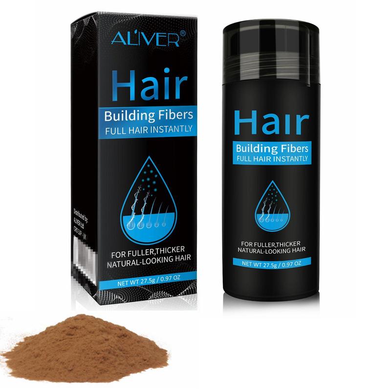 Hair Building Fibers, 1 Count Hair Fibers, Effortless Fuller Hair in Seconds, Thicker Fuller Hair Look Younger, Natural Hair Building Fibers for Thinning Hair