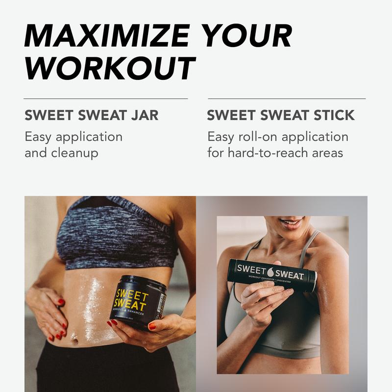 Sweet Sweat 'Workout Enhancer' Anti-Chafing Gel - Maximize Your Exercise & Sweat Faster - 13.5oz Jar (Citrus Mint Scent) Body Care Comfort