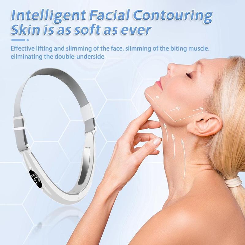 Rechargeable V-line Face Lifting Device, Double Chin Reducer, Face Slimming Device, V-line Face Lifting Device, Facial Beauty Instrument