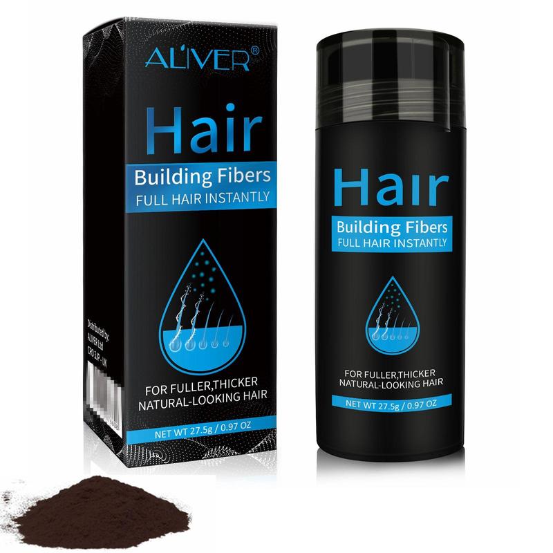 Hair Building Fibers, 1 Count Hair Fibers, Effortless Fuller Hair in Seconds, Thicker Fuller Hair Look Younger, Natural Hair Building Fibers for Thinning Hair