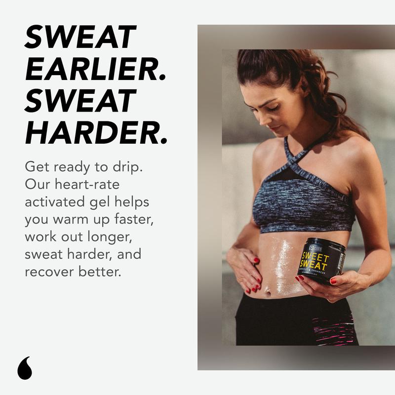 Sweet Sweat 'Workout Enhancer' Anti-Chafing Gel - Maximize Your Exercise & Sweat Faster - 13.5oz Jar (Citrus Mint Scent) Body Care Comfort