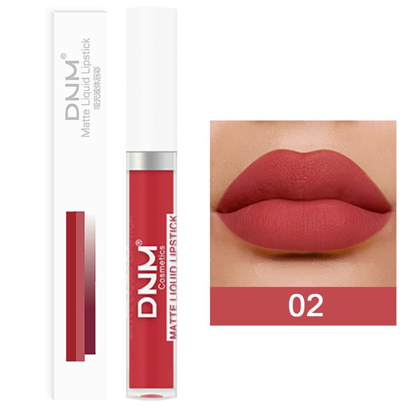 Long Lasting Matte Lipstick, 1 Count Matte Lip Balm Easy Coloring Water Proof Sweat Proof Moisturizing Matte Lip Sticks, Suitable for All Occasions Lip Makeup, Girls and Women Makeup Accessories