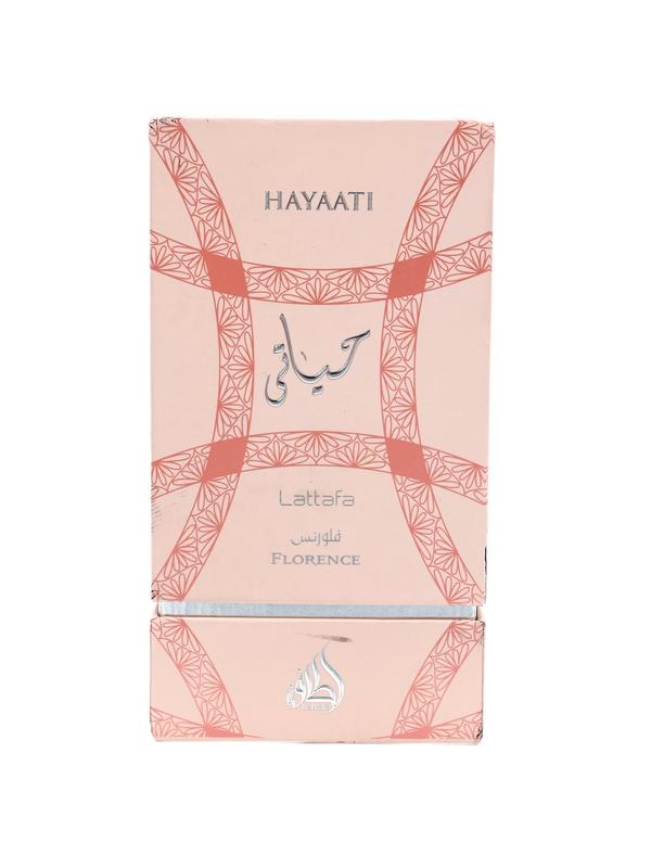 LATTAFA HAYAATI FLORENCE 3.4 FL.OZ EDP SPRAY For Women Floral Fragrance Perfume Scent Blend Scented Aroma Cosmetic Cologne