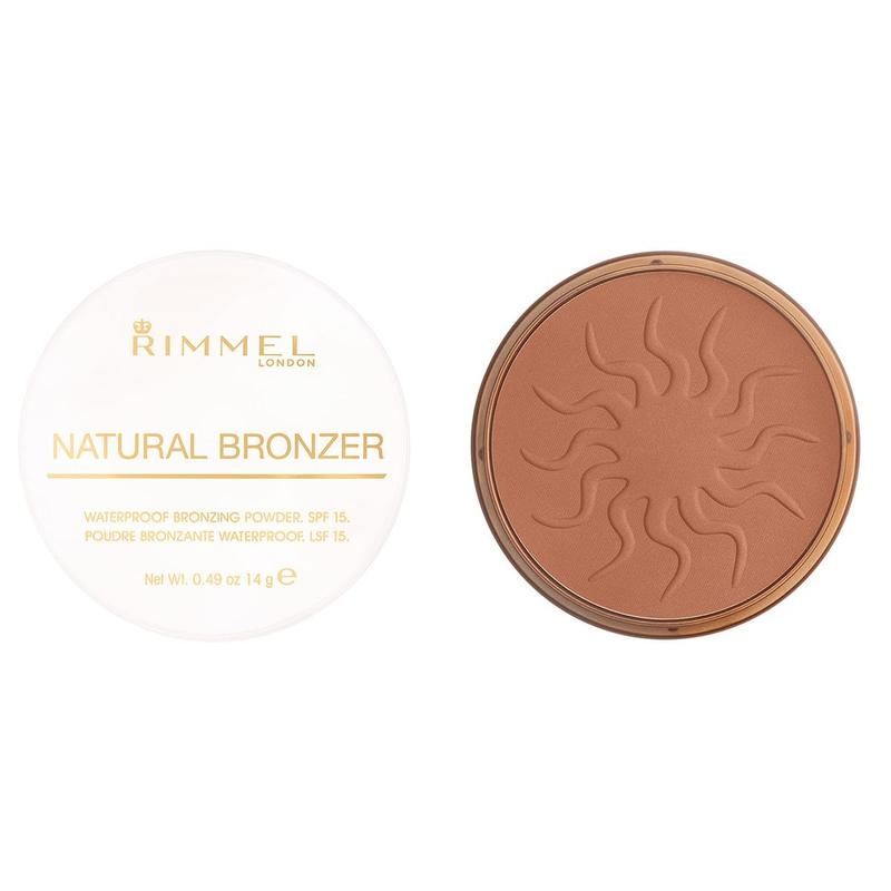 Rimmel London Natural - 022 Sun Bronze - Bronzer, Matte Finish, 0.49oz