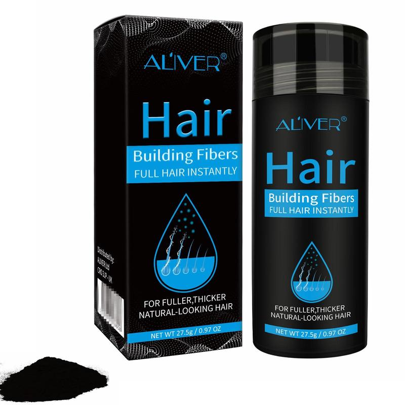 Hair Building Fibers, 1 Count Hair Fibers, Effortless Fuller Hair in Seconds, Thicker Fuller Hair Look Younger, Natural Hair Building Fibers for Thinning Hair