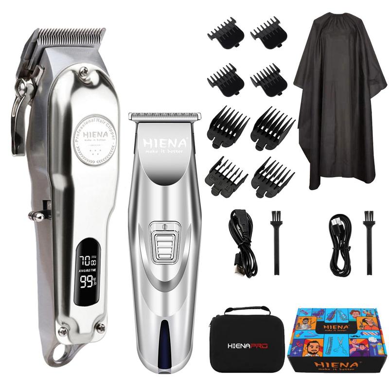 Rechargeable Hair Clipper, 1 Box Electric Hair Trimmer & Accessories, Professional Hair Trimmer for Men, Barber, Stylist, Barbershop, Salon