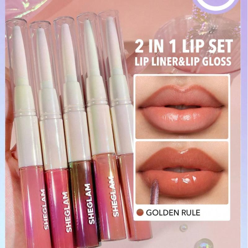 SHEGLAM Lip Rules Liner & Gloss Pen for Perfect Lip Color