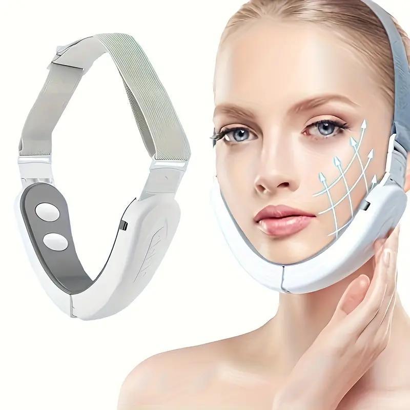 Portable Face Lifting Massager, 1 Box V Line Face Lift Massager, Double Chin Reducer, Facial Shaping Massager with Gentle Vibrations for Women