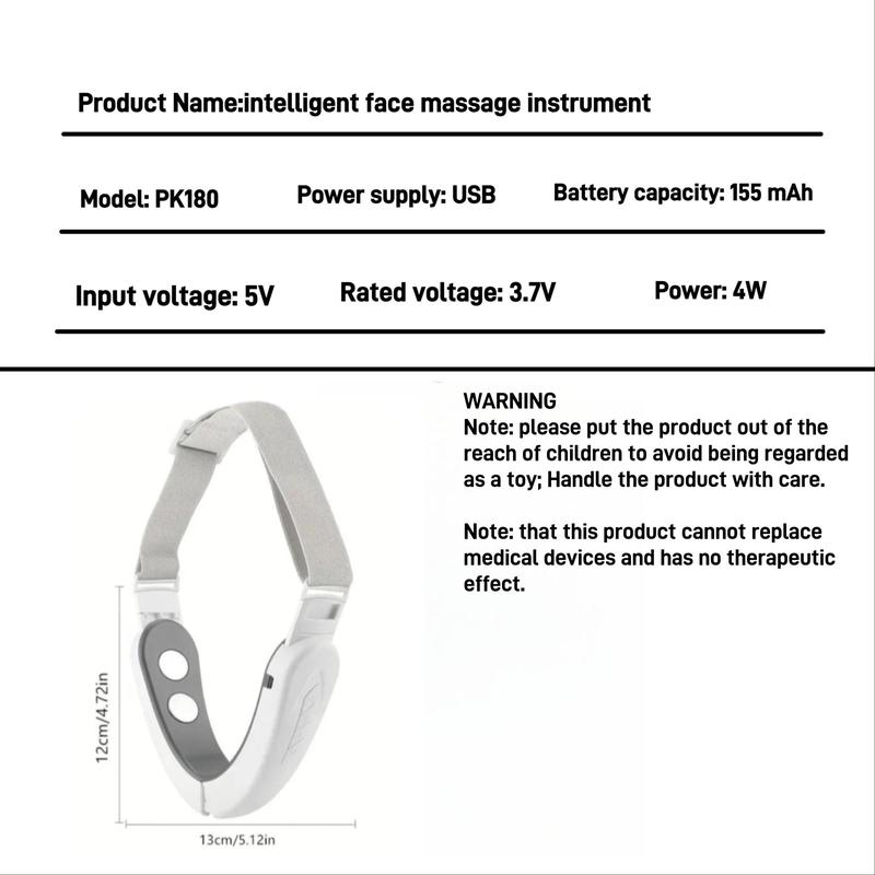 Portable Face Lifting Massager, 1 Box V Line Face Lift Massager, Double Chin Reducer, Facial Shaping Massager with Gentle Vibrations for Women