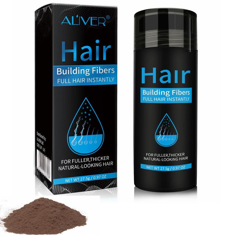 Hair Building Fibers, 1 Count Hair Fibers, Effortless Fuller Hair in Seconds, Thicker Fuller Hair Look Younger, Natural Hair Building Fibers for Thinning Hair