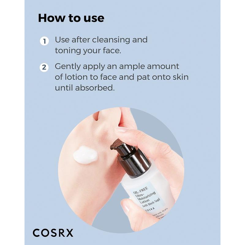 [COSRX OFFICIAL] Oil-Free Ultra-Moisturizing Lotion with Birch Sap 100ml