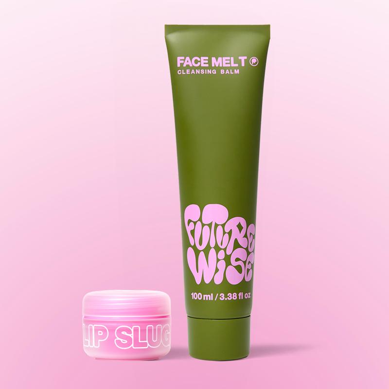 Futurewise | THE NEWBIES Bundle | Face Melt 3.38 oz and Lip Slug 0.48 oz