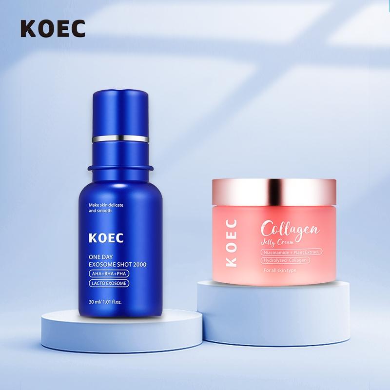 KOEC -Collagen Jelly CreamNiacinamide Gel Moisturizing&Brightening Mask l instant ClowBooster Skin Barrier,DeepHydration,Reduce Dryness | FacialMoisturizer | For All SkinTypes l3.38f1.oz | Skincare ComfortHydrating Moisture Moisturizing