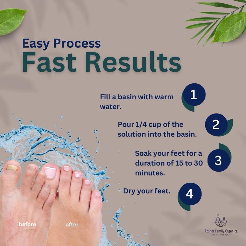 100% Natural Antifungal Foot Soak for Fungus, Odor & Softening - Beauty & Personal Care Therapy