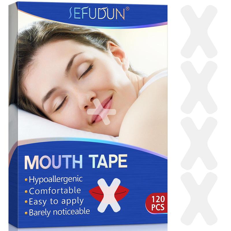 Sleep Strip, 1 2 Boxes Mouth Tape for Sleeping, Improves Sleep Habits, Strong Adhesive Mouth Tape, Nasal Treatment Product for Women & Men