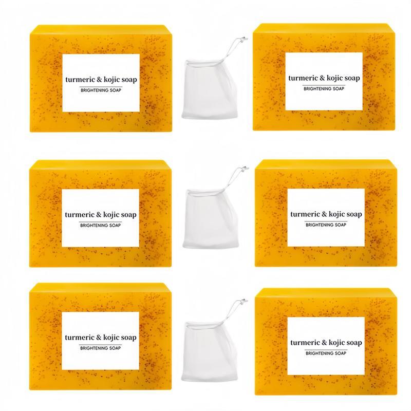 Kojic Turmeric Face Soap, Kojic Soap, Face Cleansing Soap, Turmeric Face and Body Soap, Kojic Face and Body Soap