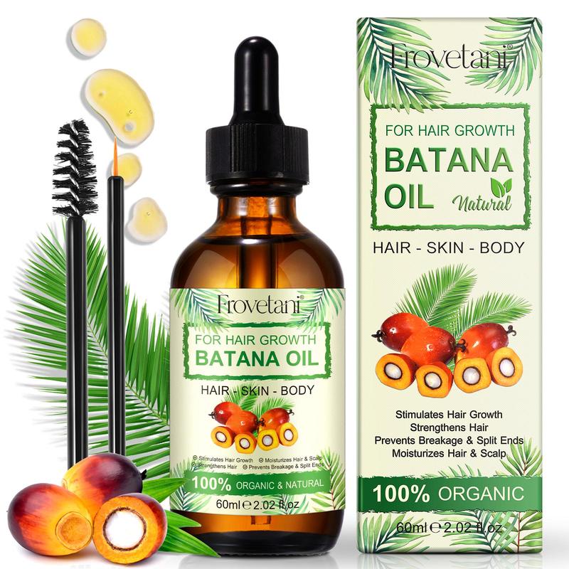 Batana Oil Hair Serum, Deep Moisturizing & Soothing Hair Oil, Hair Care Product for Dry & Damaged Hair, Suitable for All Hair Types