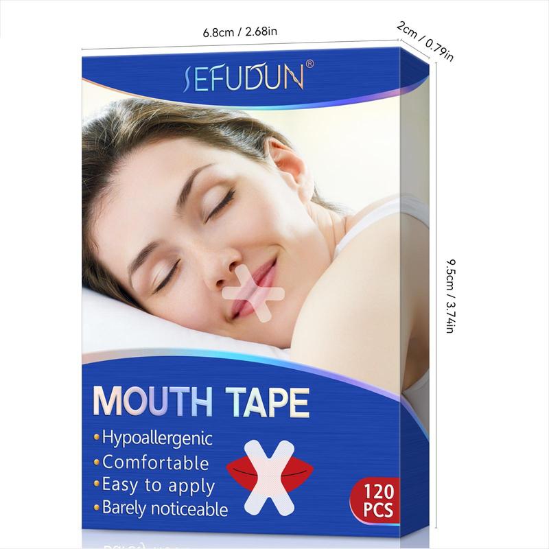 Sleep Strip, 1 2 Boxes Mouth Tape for Sleeping, Improves Sleep Habits, Strong Adhesive Mouth Tape, Nasal Treatment Product for Women & Men