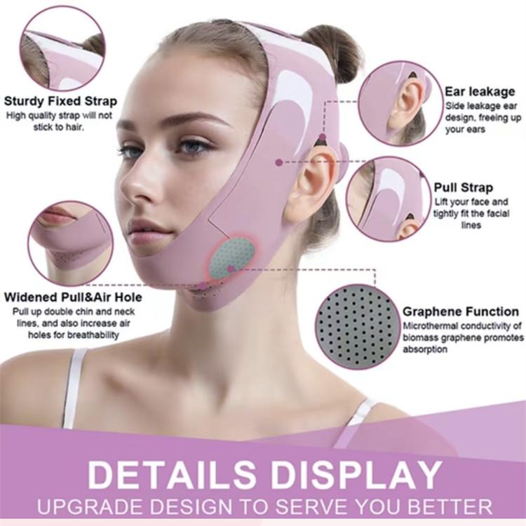 Reusable V-line shaped Face Lifting Corrector, Breathable Double Chin Reducer,V-face Mask, Face Lifting Corrector for Women, Facial Slimming &Massage Tools Comfort Skincare Adjustable Contour Daily Tightenin guasha double chin skin care