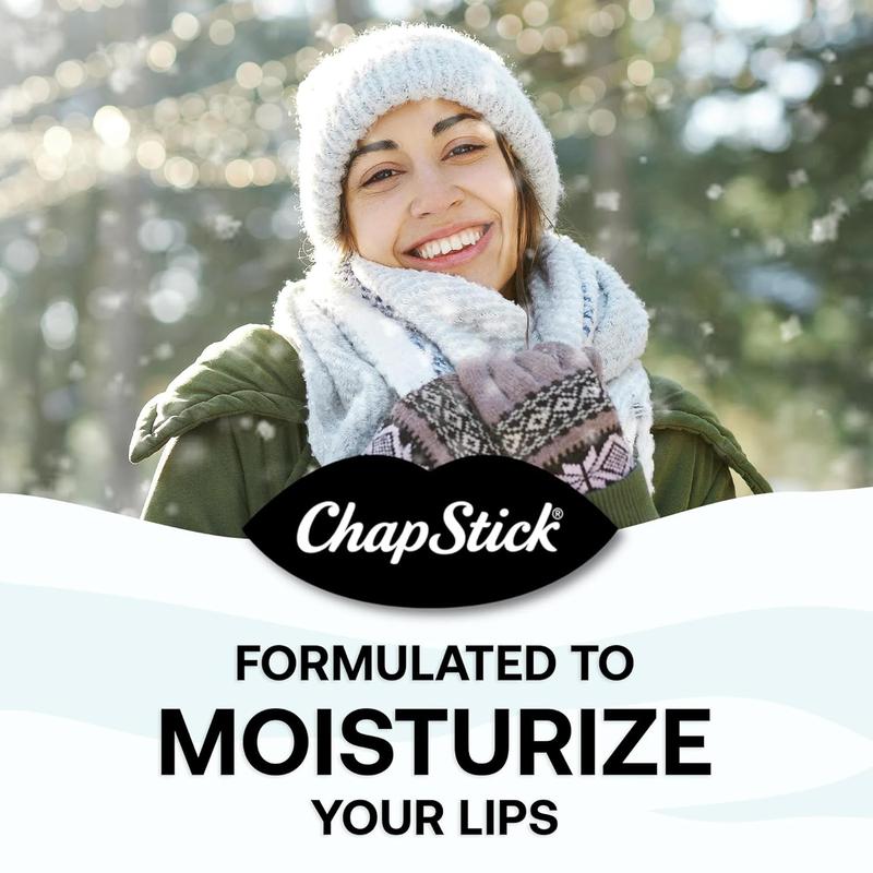 ChapStick Holiday Lip Balm 5-Pack (2 Sets) – Classic Lip Care, Perfect Stocking Stuffer!