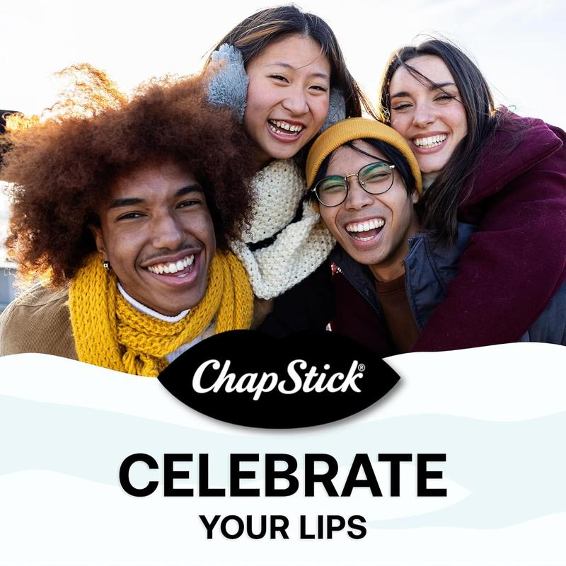 ChapStick Holiday Lip Balm 5-Pack (2 Sets) – Classic Lip Care, Perfect Stocking Stuffer!