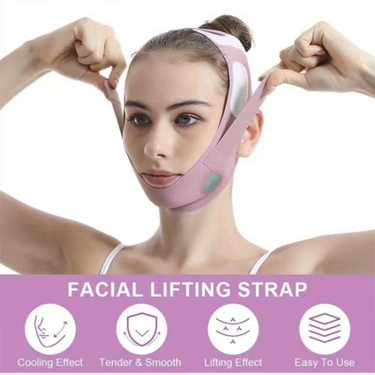 Reusable V-line shaped Face Lifting Corrector, Breathable Double Chin Reducer,V-face Mask, Face Lifting Corrector for Women, Facial Slimming &Massage Tools Comfort Skincare Adjustable Contour Daily Tightenin guasha double chin skin care