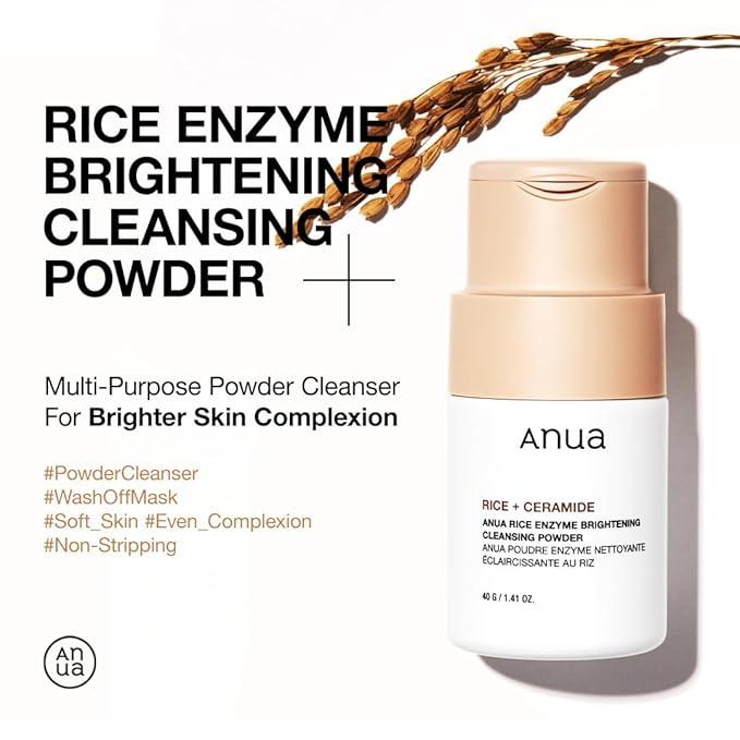 ANUA - Rice Enzyme Brightening Cleansing Powder