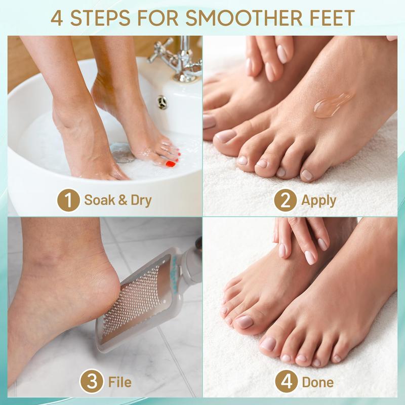 Callus Remover for Feet (Extra Strength) Foot Scrubber for Dead Skin Callus Gel - Professional Pedicure Foot Spa Essential, 6oz