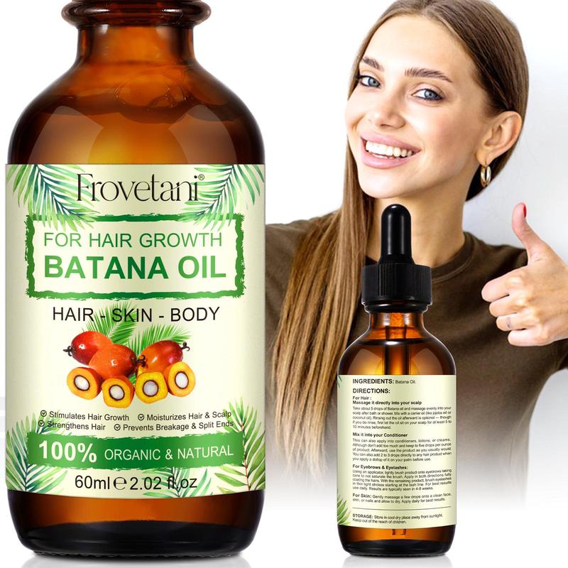 Batana Oil Hair Serum, Deep Moisturizing & Soothing Hair Oil, Hair Care Product for Dry & Damaged Hair, Suitable for All Hair Types