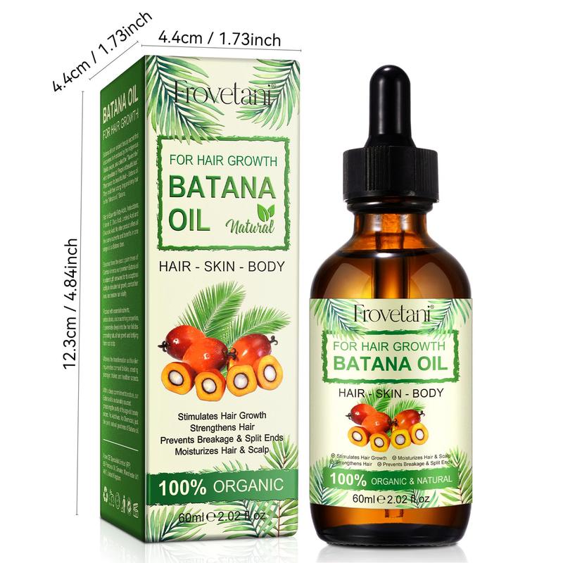 Batana Oil Hair Serum, Deep Moisturizing & Soothing Hair Oil, Hair Care Product for Dry & Damaged Hair, Suitable for All Hair Types