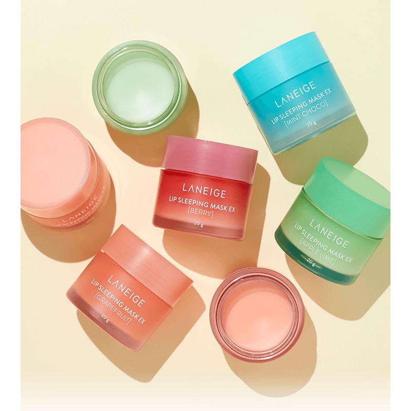 Laneige Mini Lip Sleeping Mask Intense Hydration with Vitamin C, Berry Fruit Complex, and Shea Butter, 5g